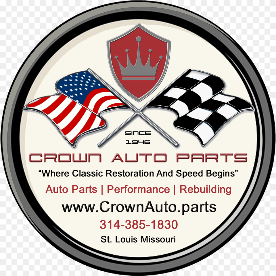 Crown Auto Parts Logo Car, American Flag, Flag Free Png