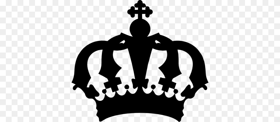 Crown Black Black King Crown, Gray Free Png