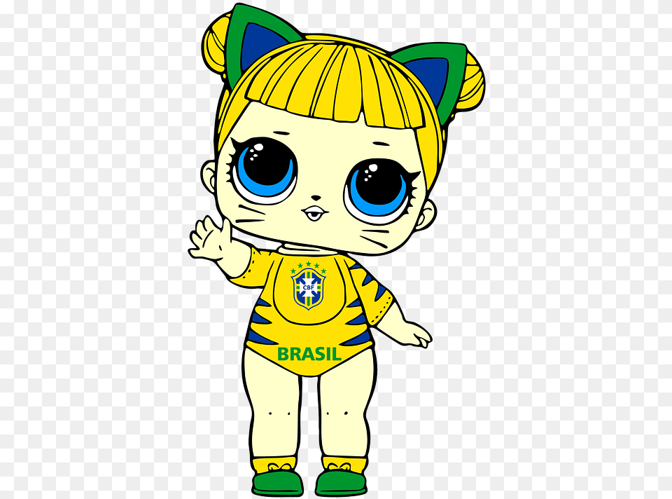 Crown Brazil Lol Image On Pixabay Printable Cute Coloring Pages, Baby, Book, Comics, Person Free Png Download