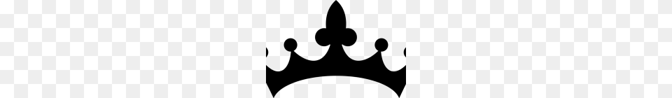Crown Clipart Black And White Crowns Clipart Cute Borders Vectors, Gray Png Image