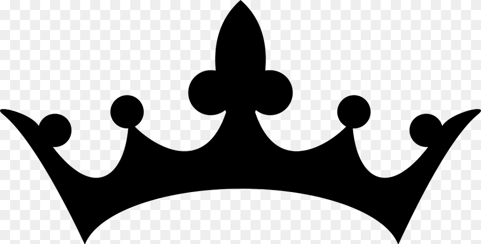 Crown Clipart Black And White Princess Crown Graphic Black, Gray Free Transparent Png