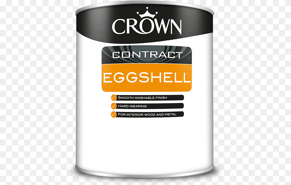 Crown Contract Eggshell Crown Non Drip Satin, Tin, Bottle, Can, Shaker Png Image