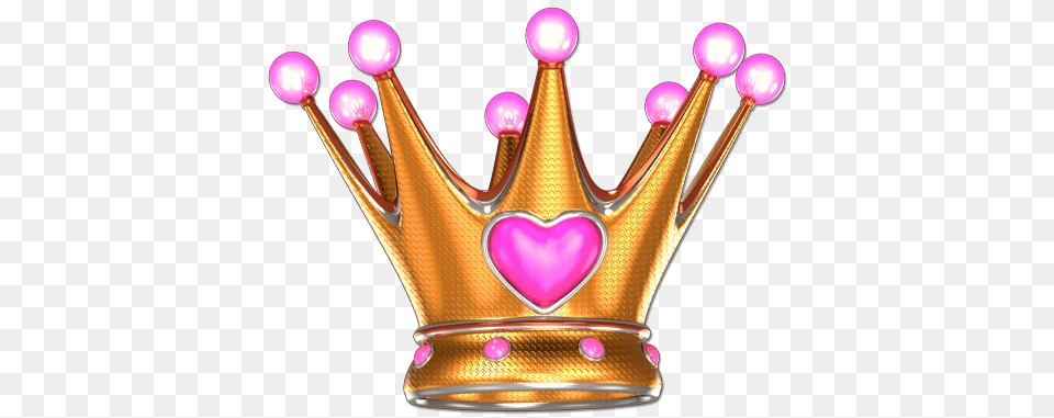 Crown Corona Reina Queen Royalty Realeza Gold Oro Heart, Accessories, Jewelry, Chandelier, Lamp Png Image
