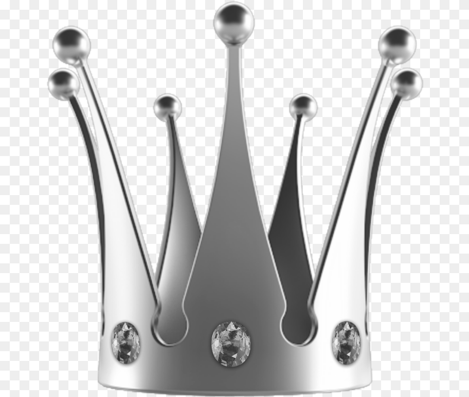 Crown Corona Silver Plateado Plateada Diamonds, Accessories, Jewelry, Mace Club, Weapon Free Transparent Png