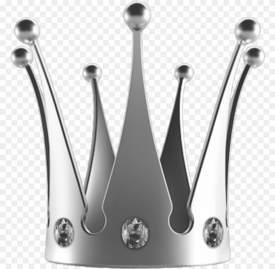 Crown Corona Silver Plateado Plateada Diamonds Hd Gold Crown, Accessories, Jewelry, Mace Club, Weapon Free Transparent Png