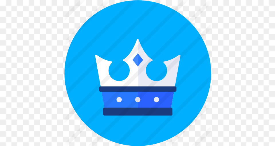 Crown Crown In Blue Circle, Accessories, Jewelry, Disk Png Image