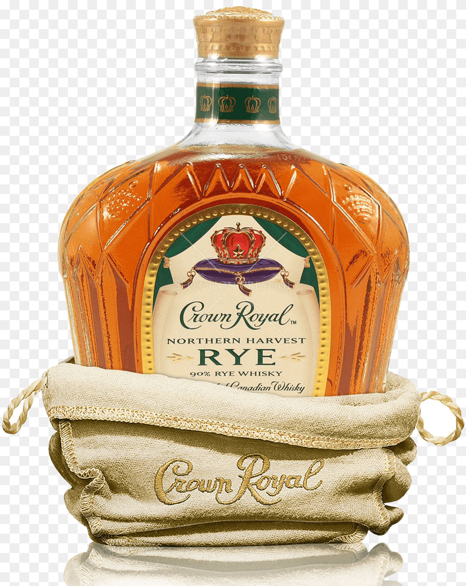 Crown Crown Royal Rye Whiskey, Alcohol, Beverage, Liquor, Whisky Png