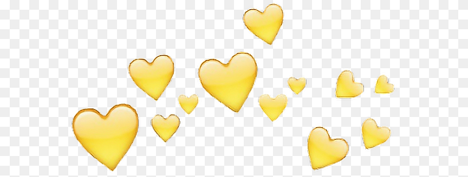 Crown Crownhearts Yellowheart Yellow Amarillo Anthony Saunders Yellow Hearts, Heart, Symbol Png