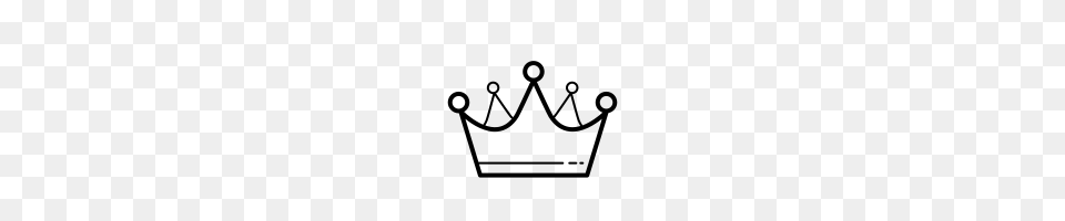 Crown Emoji Icons, Gray Png Image