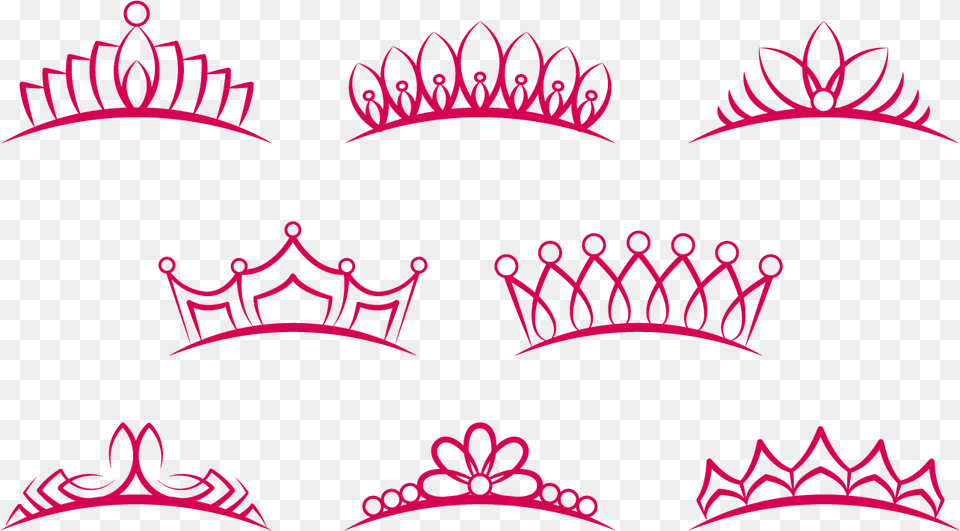Crown Euclidean Vector Tiara Princess Transparent Background Princess Crown, Accessories, Jewelry Png Image
