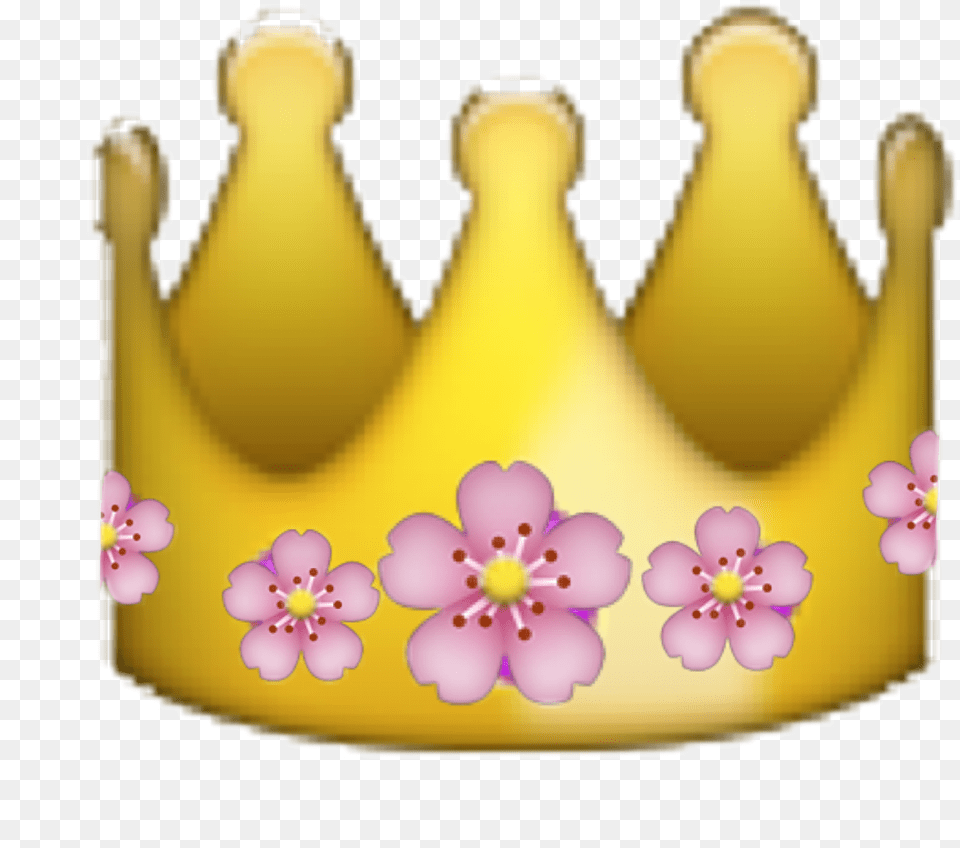 Crown Flowercrown Emoji Flower Flowersfreetoedit Transparent Crown Emoji, Accessories, Jewelry, Chess, Game Free Png