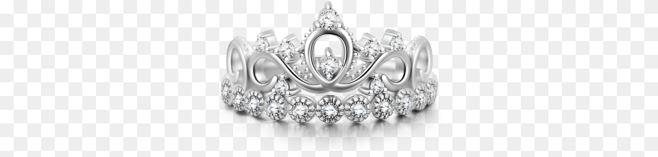 Crown For My Love Princess Ring Silver Silver Baby Tiara, Accessories, Jewelry, Chandelier, Lamp Png