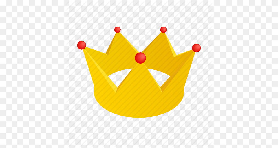 Crown Golden Isometric King Queen Royal Ruby Icon, Accessories, Jewelry Free Transparent Png