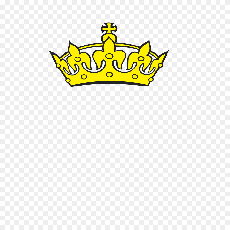 Crown Golden Yellow Vector Graphic On Pixabay Korona Clipart, Accessories, Jewelry Free Png Download