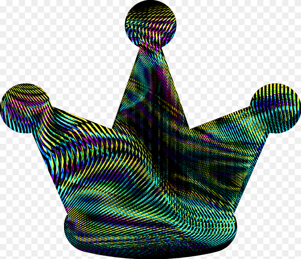 Crown Halo Glitch Glitchmood Glitched Glitcheffect Dog Catches Something, Clothing, Hat, Accessories, Person Free Png