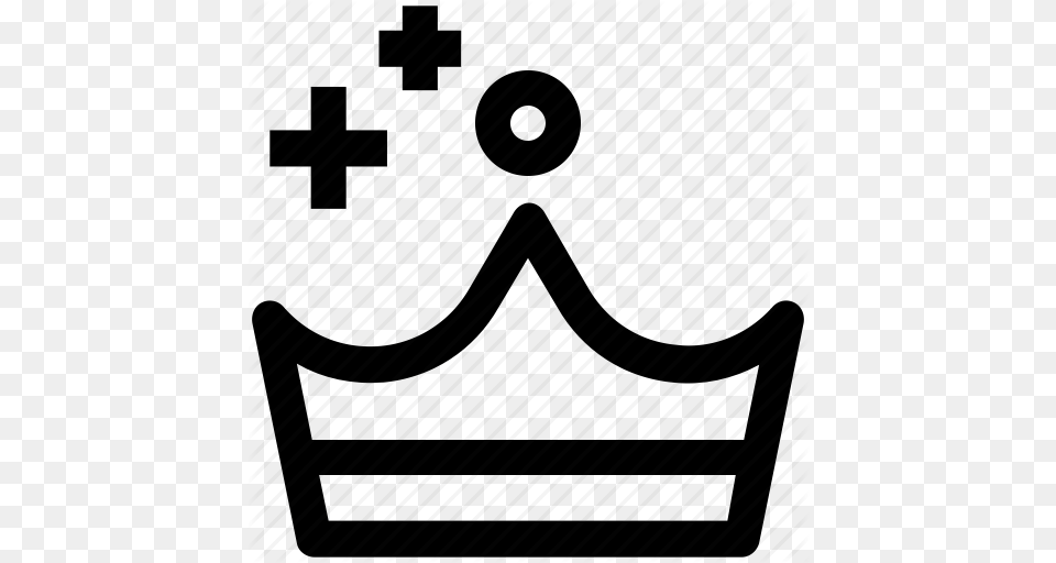 Crown Headgear King Prince Queen Royal Icon, Bench, Furniture, Stencil Free Png