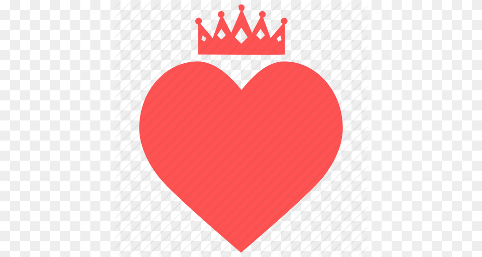 Crown Heart Heart Crown King Like Love Queen Icon, Ping Pong, Ping Pong Paddle, Racket, Sport Png Image