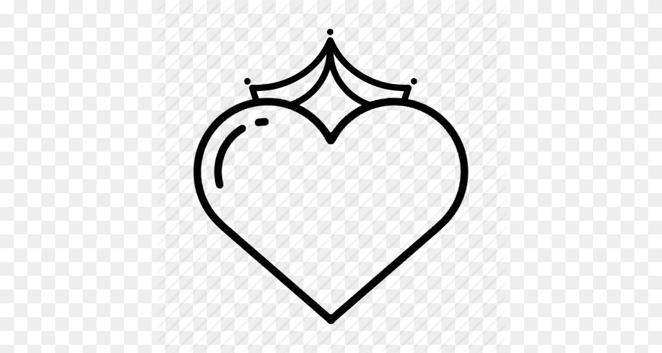 Crown Heart Hearts King Love Queen Valentines Icon, Symbol Free Transparent Png