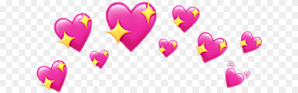 Crown Heartcrown Uwu Overlay Hearts Emoji, Heart, Symbol Png Image