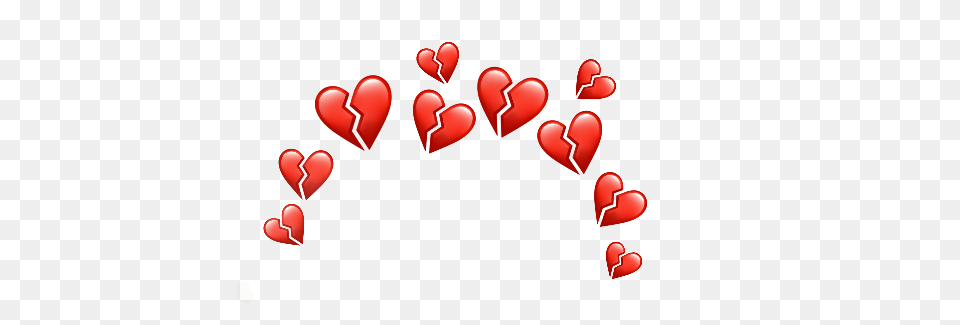 Crown Hearts Emoji Broken, Heart, Food, Ketchup Free Png