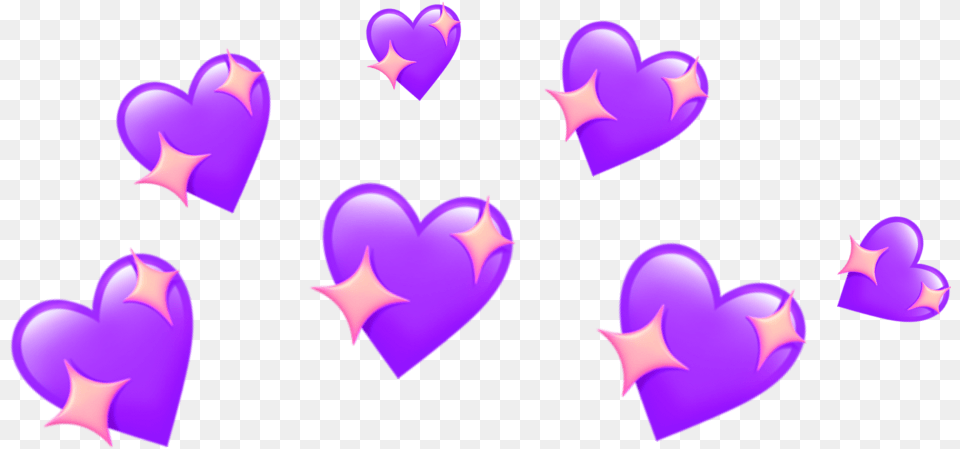 Crown Heartscrown Pink Tumblr Snapchat Heart Crown, Purple, Symbol Free Png