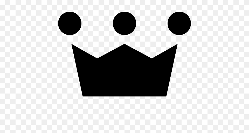 Crown Icon, Gray Png