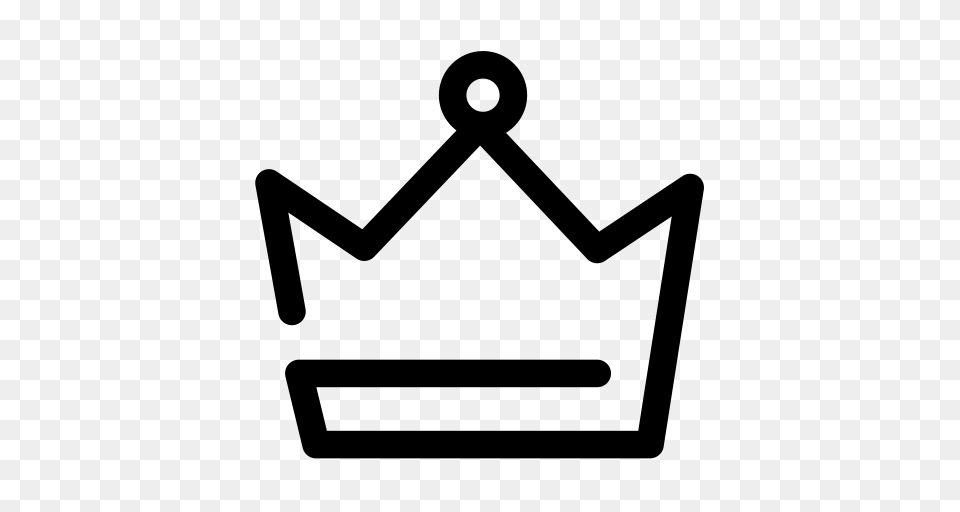 Crown Icon Crown King Icon With And Vector Format For, Gray Free Png Download