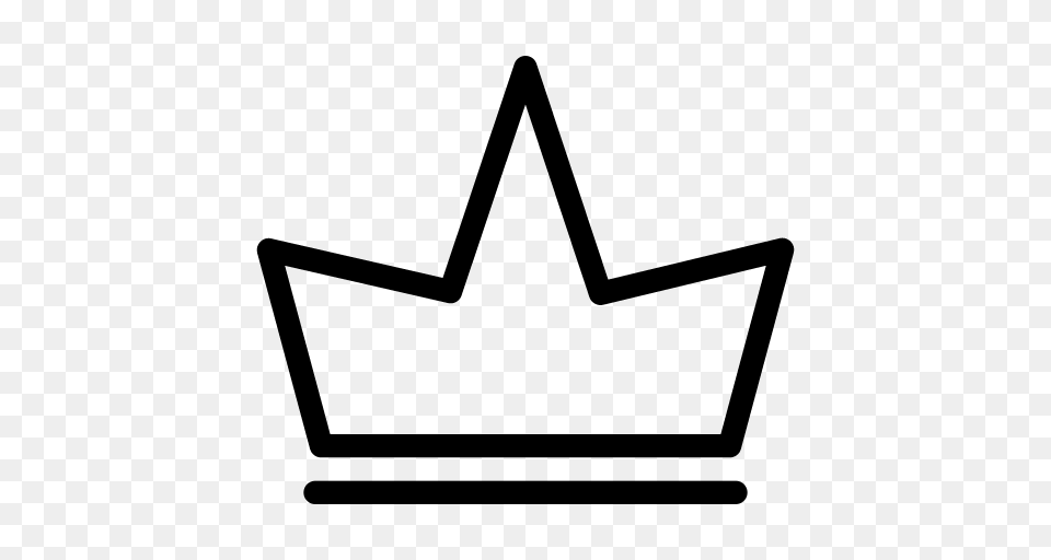 Crown Icons, Gray Png