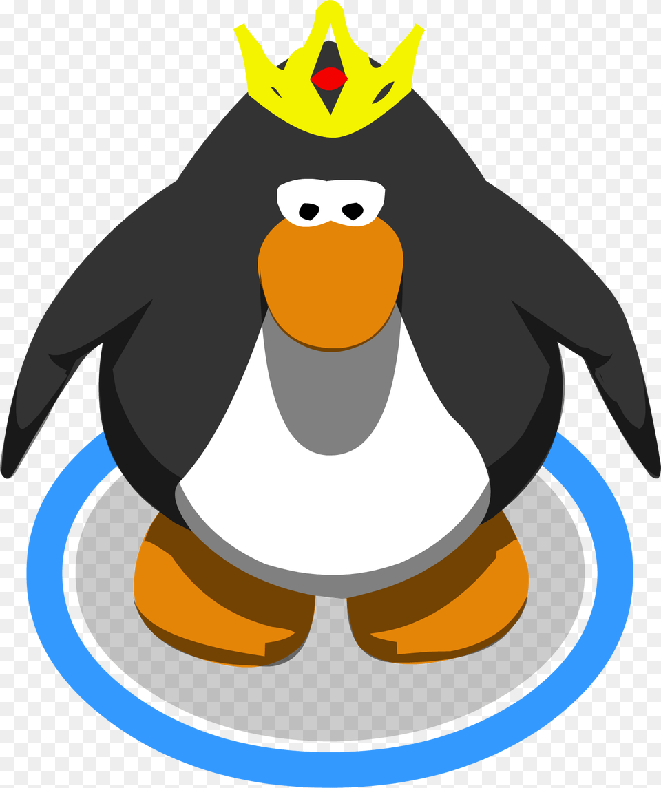 Crown Ig Red Penguin Club Penguin, Animal, Bird, Person Free Png