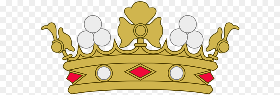 Crown Jewel Jewellery Jewelry King Monarch Mahkota Cartoon, Accessories Free Png