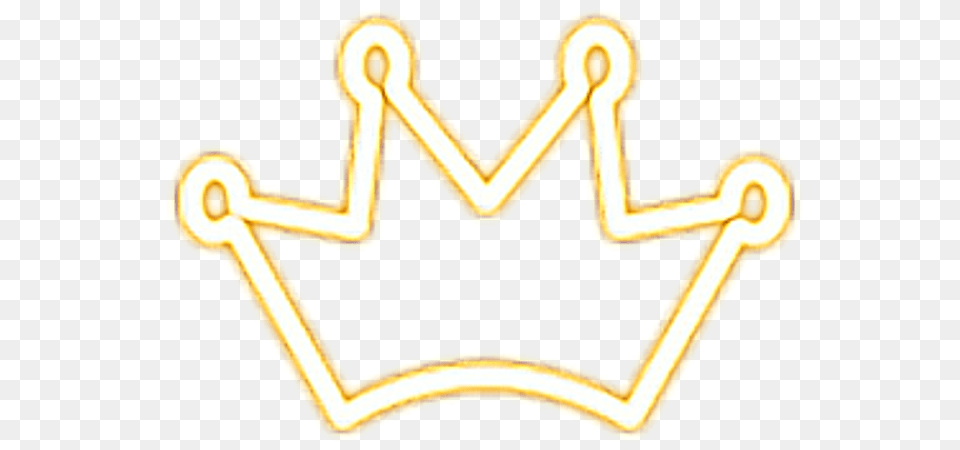 Crown King Queen Kween Yellow Gold Neon Corona Imagen De Queen, Symbol, Logo Free Transparent Png
