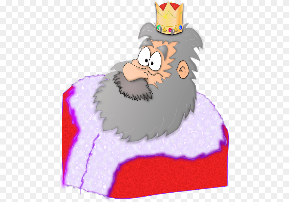 Crown King Santa Bear Santa With A Crown, Dessert, Birthday Cake, Cake, Cream Free Transparent Png