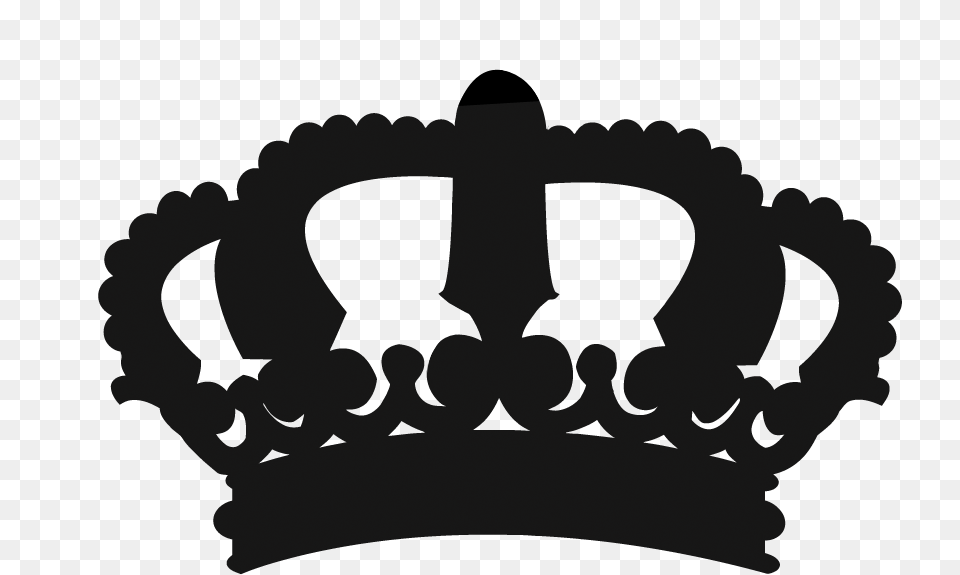 Crown King Wall Decal Stencil Princess Crown Silhouette Free Png Download