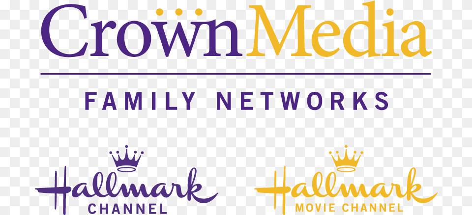 Crown Media Family Networks Logo Hallmark Channel, Text, Purple, Scoreboard Png Image