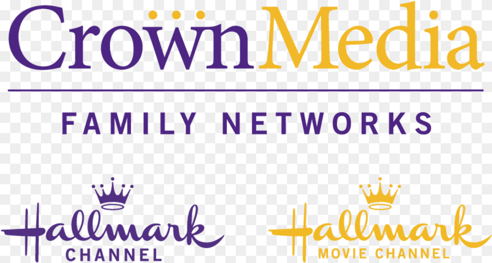 Crown Media Family Networks Logo Hallmark Crown Media Logo, Purple, Text Png Image