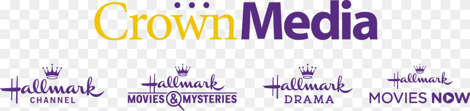 Crown Media Insites Logo Hallmark Channels, Purple, Text Png