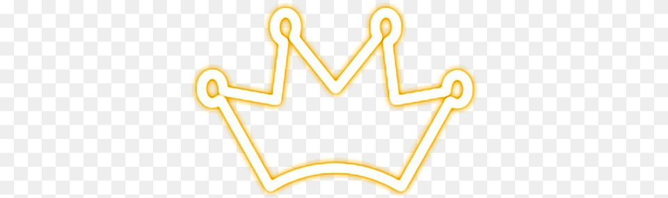 Crown Neon Yellow Tumblr Beautiful, Cross, Symbol, Logo Free Png Download