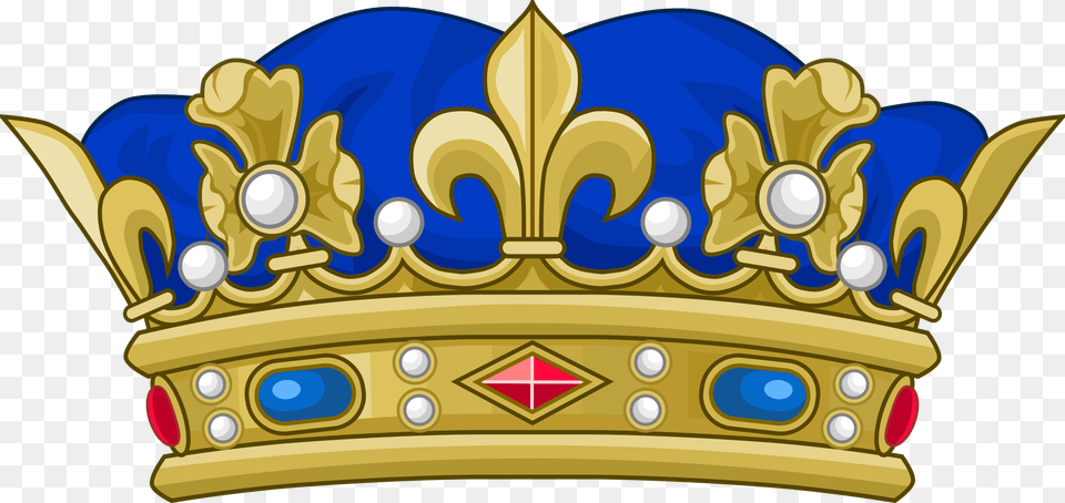 Crown Of A Prince Of The Blood Of France Royal Prince Crown Clipart, Accessories, Jewelry, Bulldozer, Machine Free Png Download