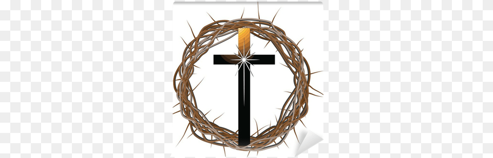 Crown Of Thorns, Cross, Symbol, Altar, Architecture Png