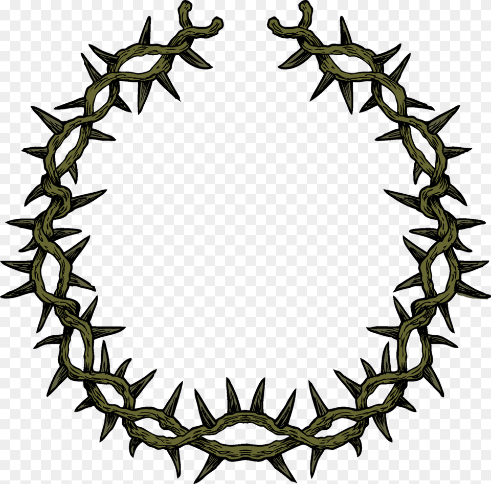 Crown Of Thorns And Nails Clip Art Clipart, Accessories, Pattern, Oval Free Png Download