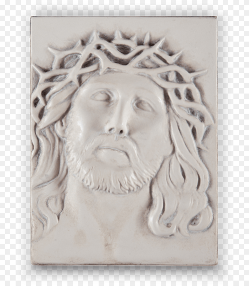 Crown Of Thorns Bisque Artifact, Art, Baby, Painting, Person Png Image