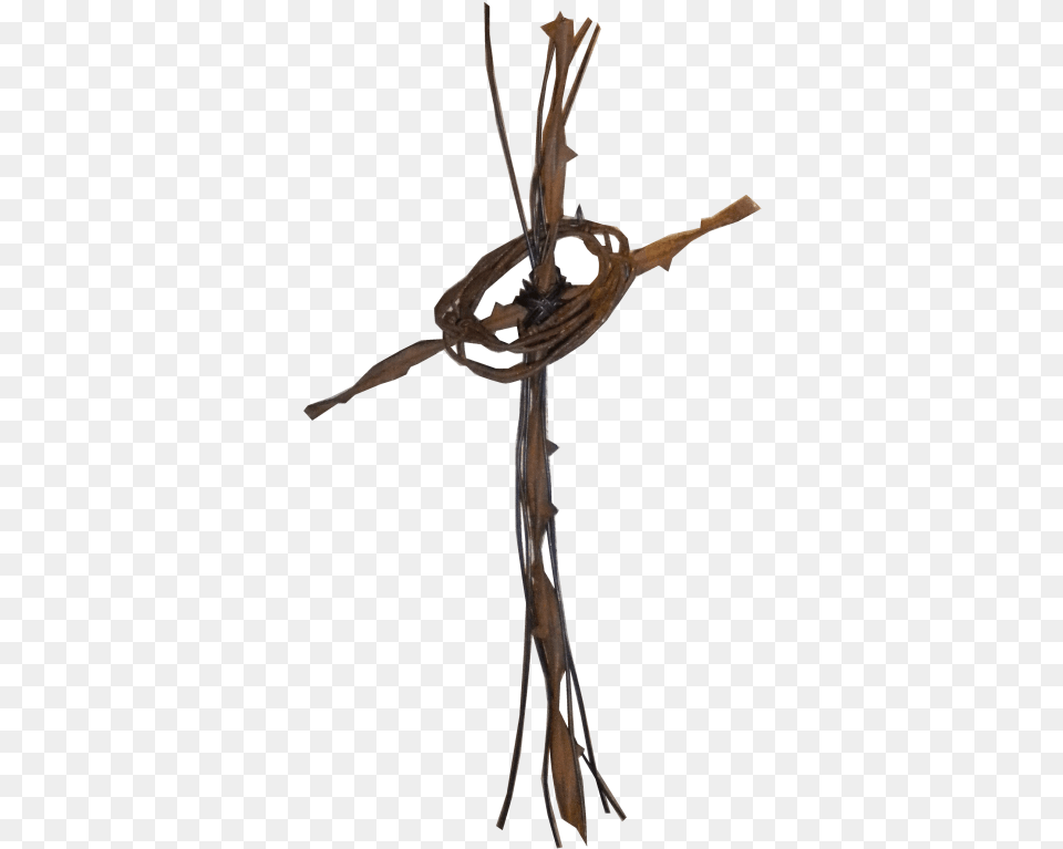 Crown Of Thorns Christian Cross Cross And Crown Thorns Wood, Symbol Png