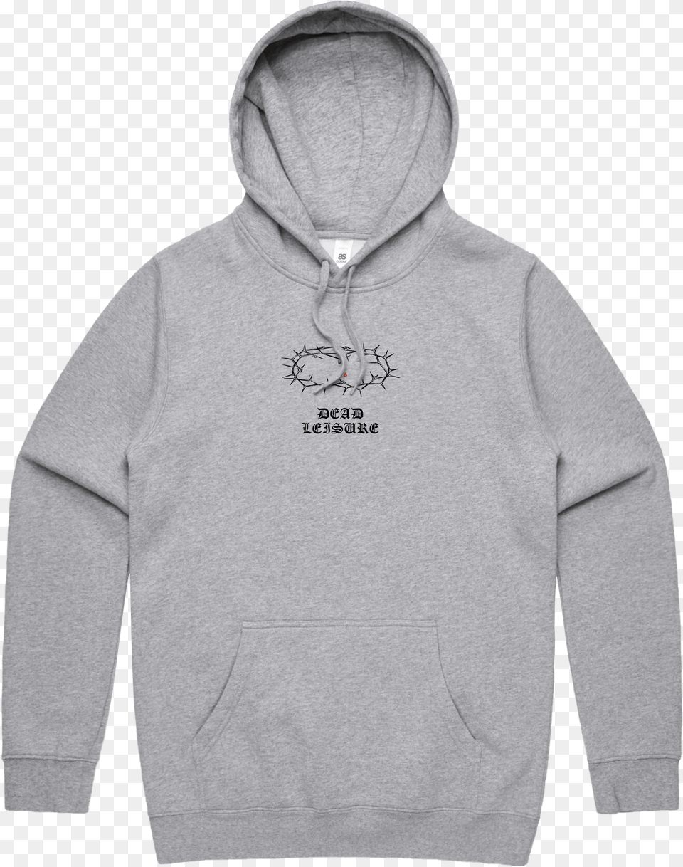 Crown Of Thorns Pullover Hoodie Grey Hoodie Nz, Clothing, Hood, Knitwear, Sweater Png Image