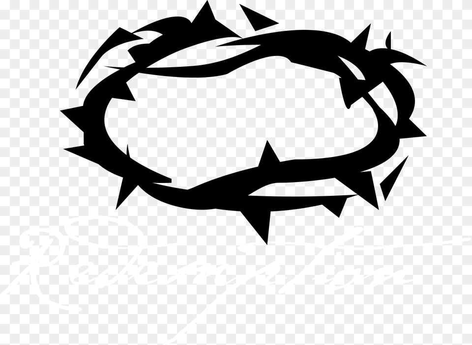 Crown Of Thorns Silhouette, Stencil, Animal, Fish, Sea Life Free Transparent Png