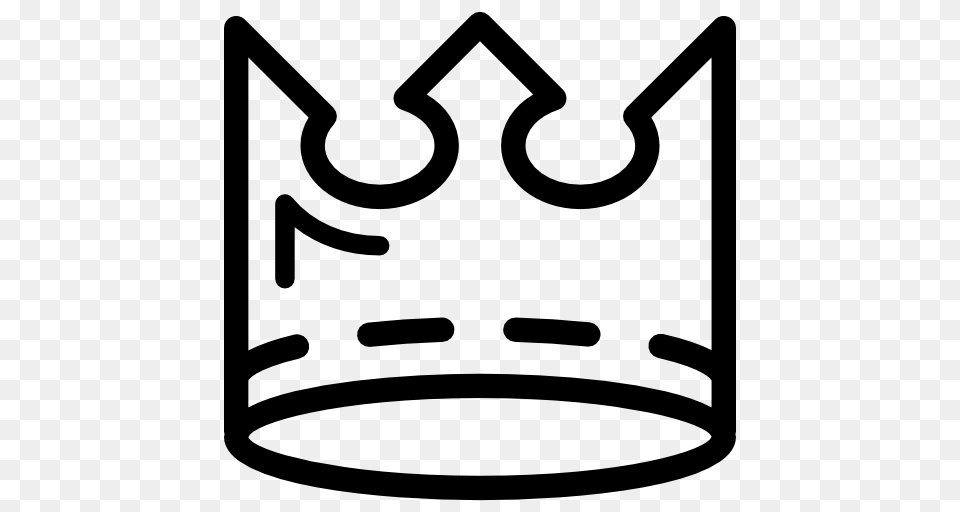 Crown Outline Crowns Crown Variant Crown Royal Crown Icon, Gray Free Png Download