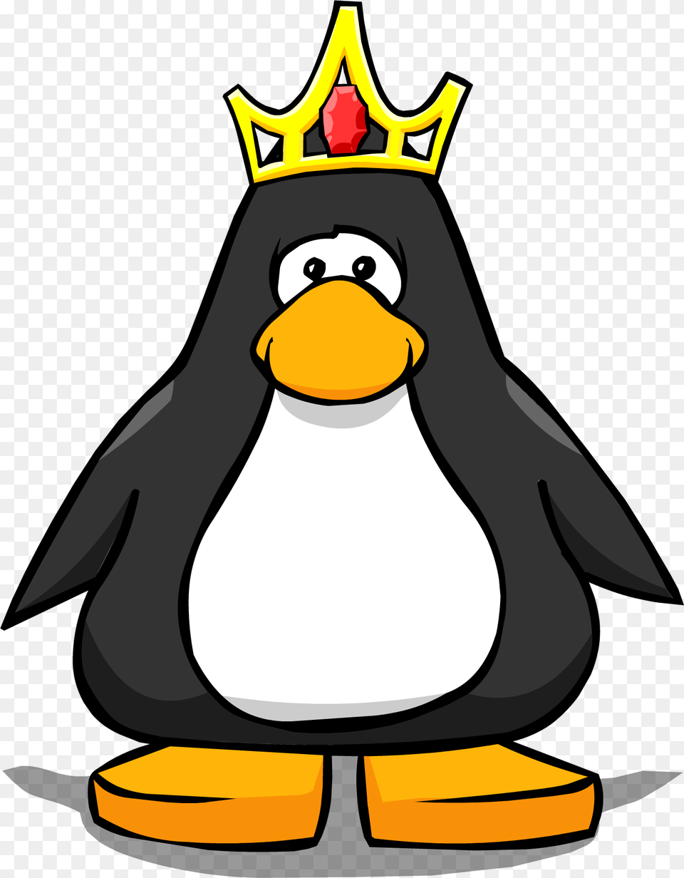 Crown Pc Penguin With Santa Hat, Animal, Bird, Nature, Outdoors Free Png