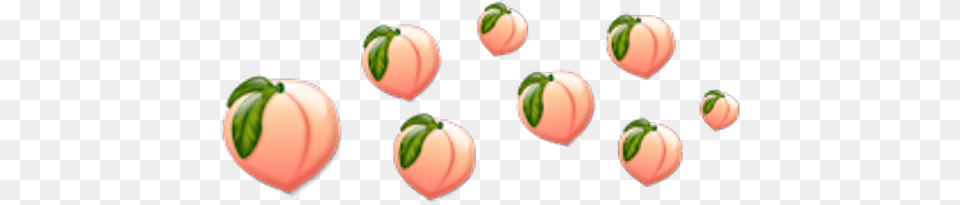 Crown Peachy Peachemoji Emojicrown Peach Crown, Food, Fruit, Produce, Plant Free Png