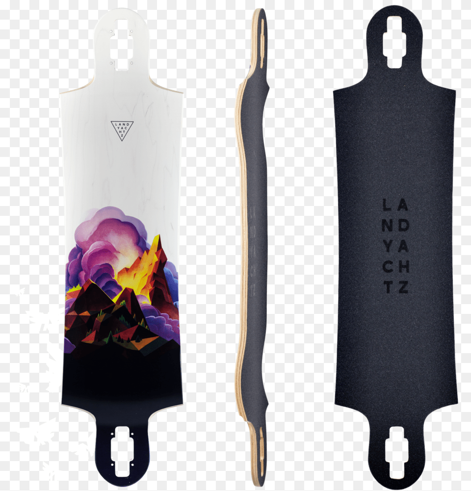 Crown Peak Longboard Skateboard Landyachtz Switchblade 38, Sword, Weapon, Blade, Dagger Png Image