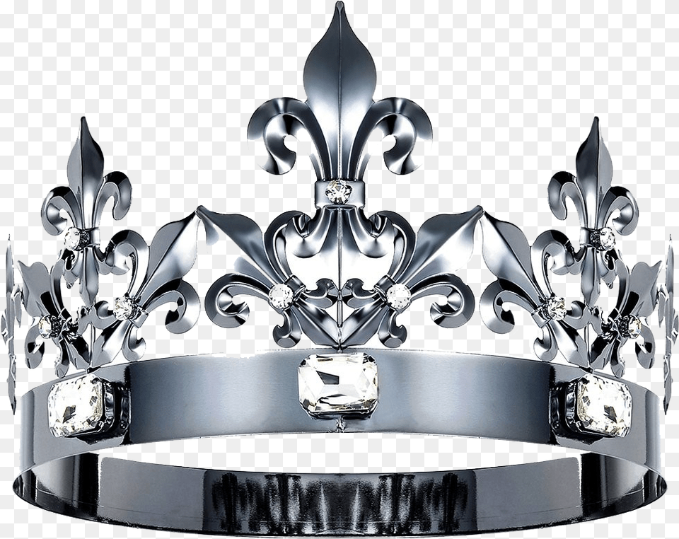 Crown Photo Silver Crown For Men, Accessories, Jewelry, Chandelier, Lamp Free Transparent Png