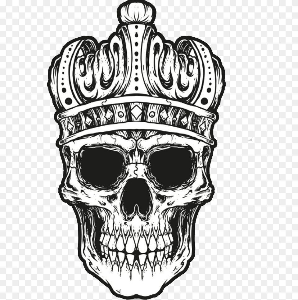Crown Pillow Art With Transprent Free Skull With Crown Jpg, Accessories, Jewelry, Man, Male Png Image